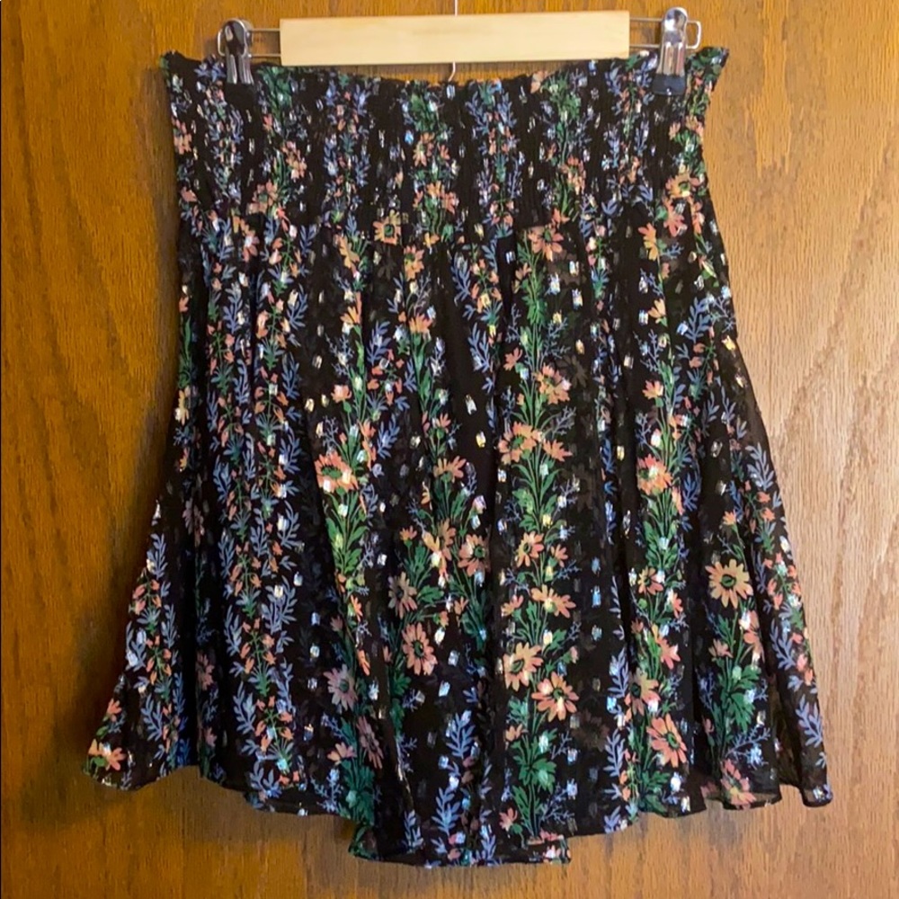 Needle & Thread Floral Stripe Skirt - Picture 5 of 6
